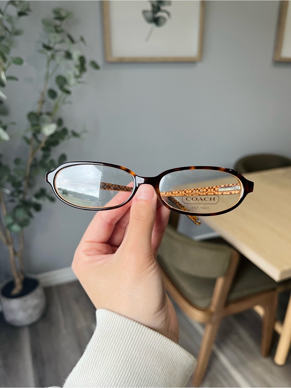2003 Coach Mackenzie Tortoise Shell Eyeglasses - Picture 3 of 8